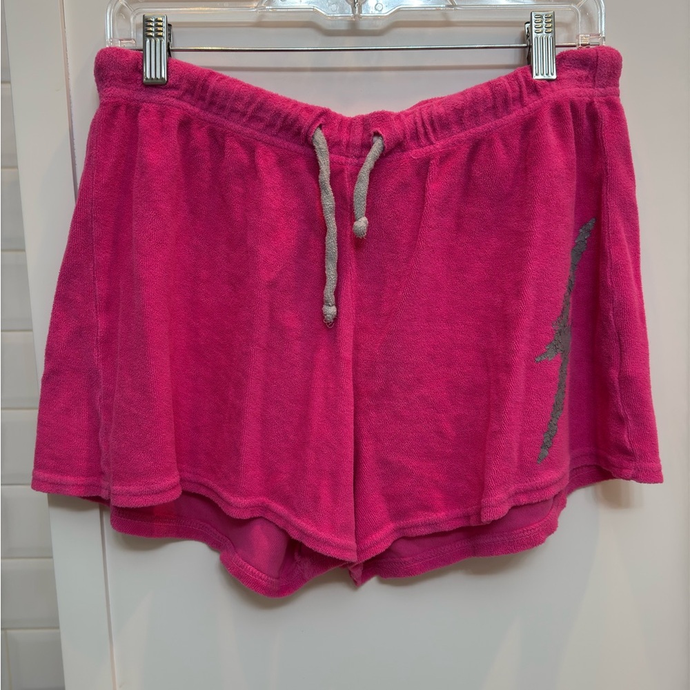 2 Lauren Moshi Pink Athletic Shorts Elastic Waistband